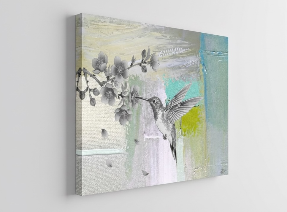 Example of artwork 4 hanging on a wall